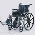 18" Detachable Desk Arm Wheelchair with Elevating Leg Rest I39469