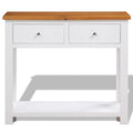 Solid Oak Wood Console Table B199858