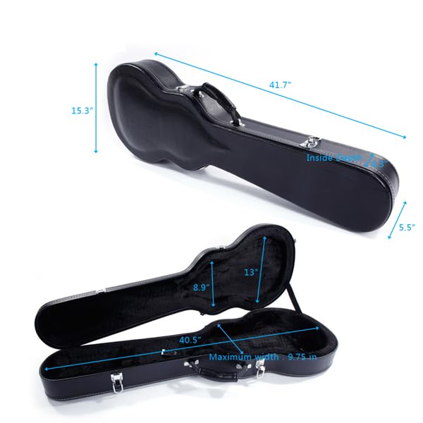 Black Hard Case for Electric Guitar M718