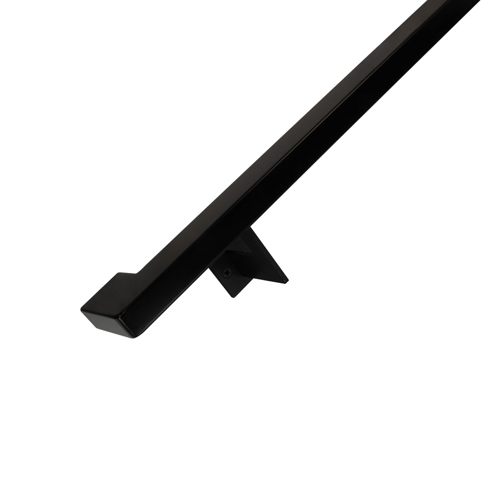 Black 5 Foot Aluminum Handrail Grab Bar Set G48878