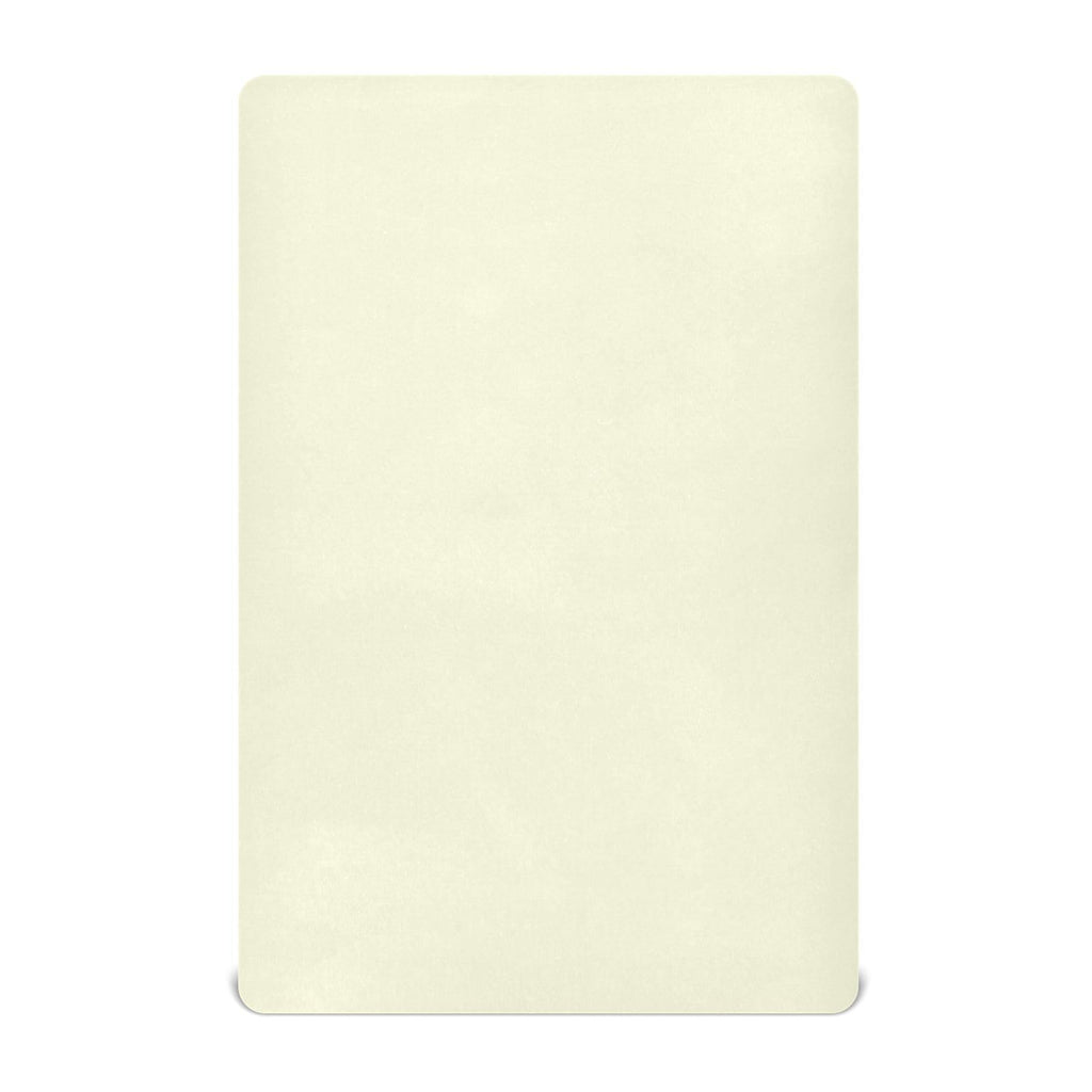 Light Yellow Fitted Crib Sheet Microfiber D58160