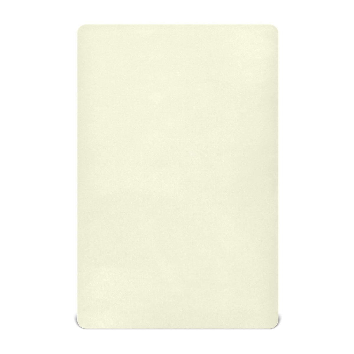 Light Yellow Fitted Crib Sheet Microfiber D58160