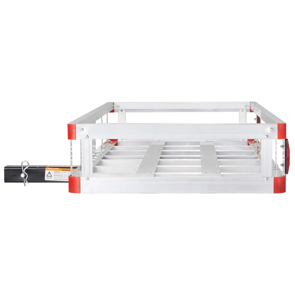 49.4x22.4x7.1 in 500lb Aluminum Hitch Mount Cargo Carrier V51788