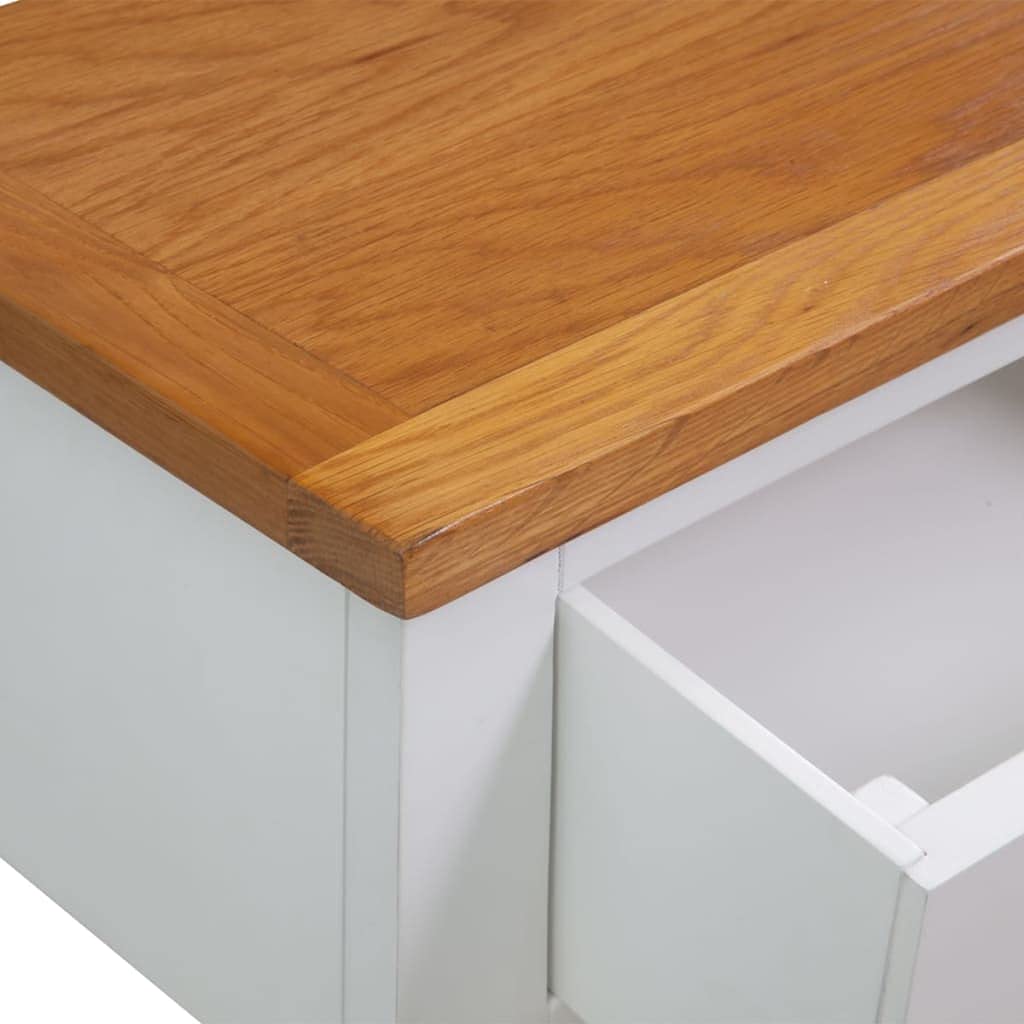 Solid Oak Wood Console Table B199858