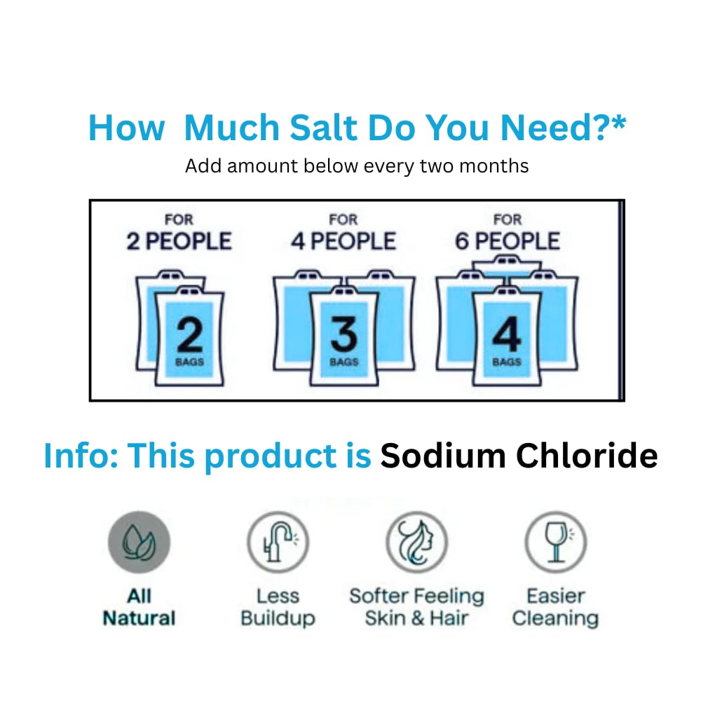Water Softener Salt Crystals 4 Packs Q155