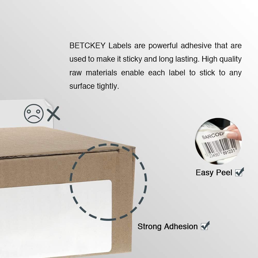 4" x 6" Large Shipping Labels W653