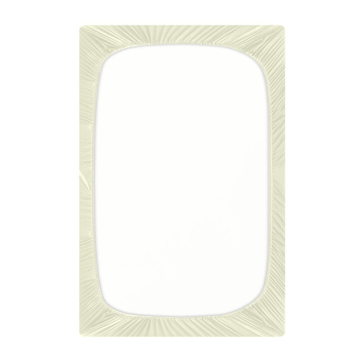 Light Yellow Fitted Crib Sheet Microfiber D58160