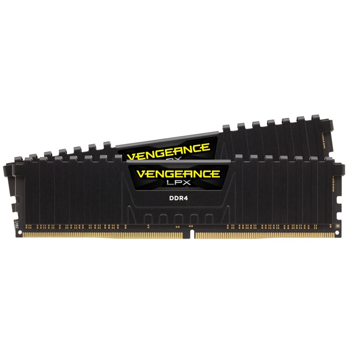 Black DDR4 RAM 16GB (2x8GB) 3200MHz Desktop Memory U3883