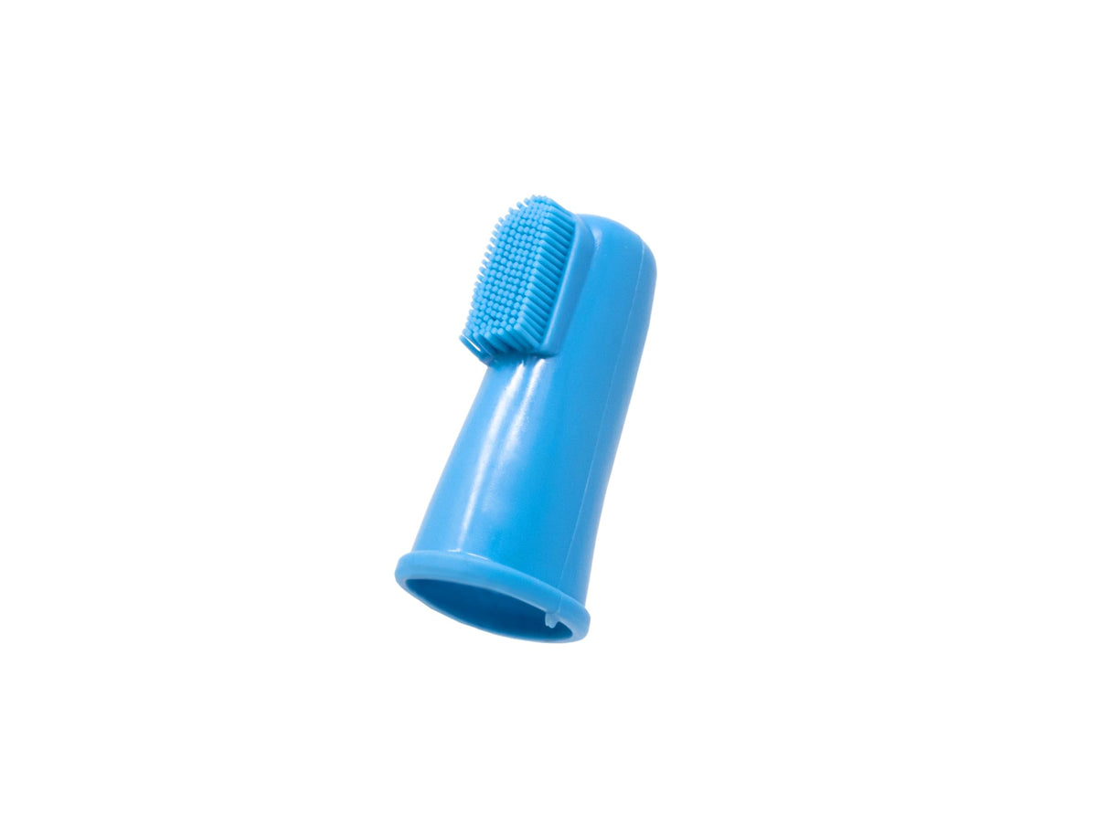 Finger Toothbrush for Pet Set of 2 Blue Q129114