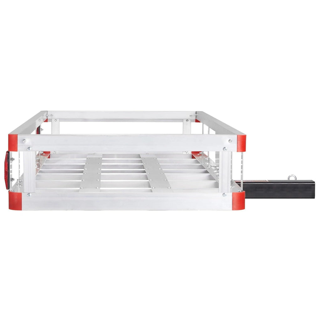 49.4x22.4x7.1 in 500lb Aluminum Hitch Mount Cargo Carrier V51788
