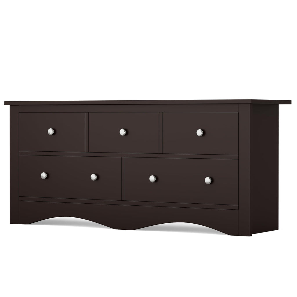 Brown 5 Drawer Dresser D8623