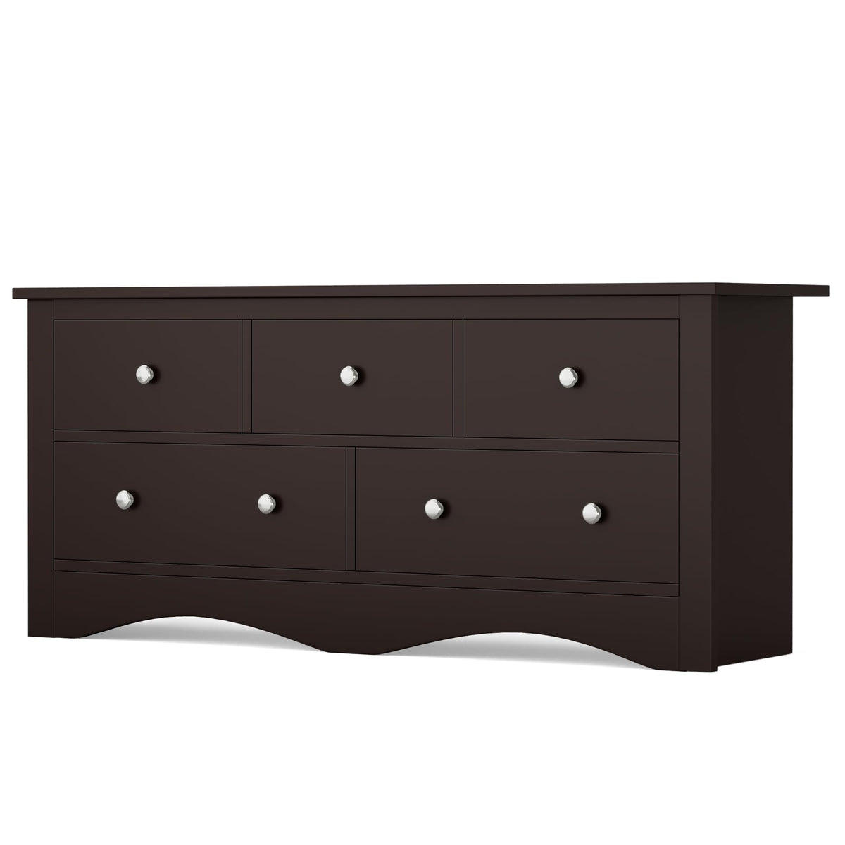 Brown 5 Drawer Dresser D8623