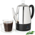 10 Cup Stainless Steel Electric Percolator Coffee Pot N6287