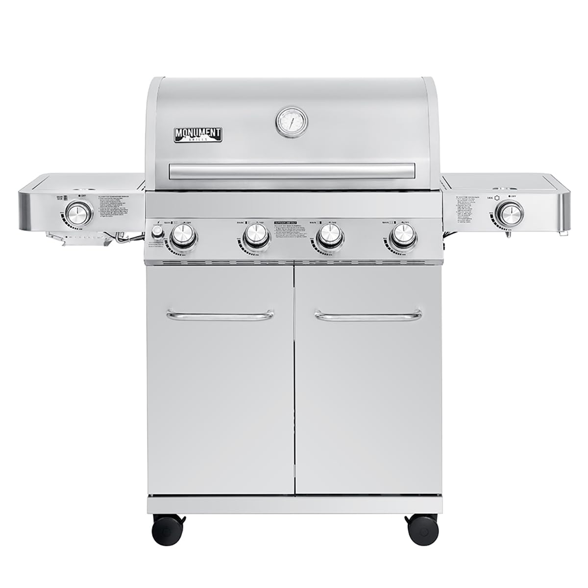 4+2 Burner Propane Gas Grill Stainless Steel S806