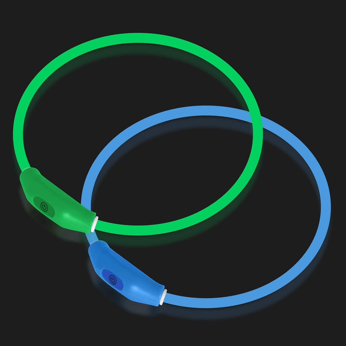 2-Pack Rechargeable LED Dog Collar Z3391