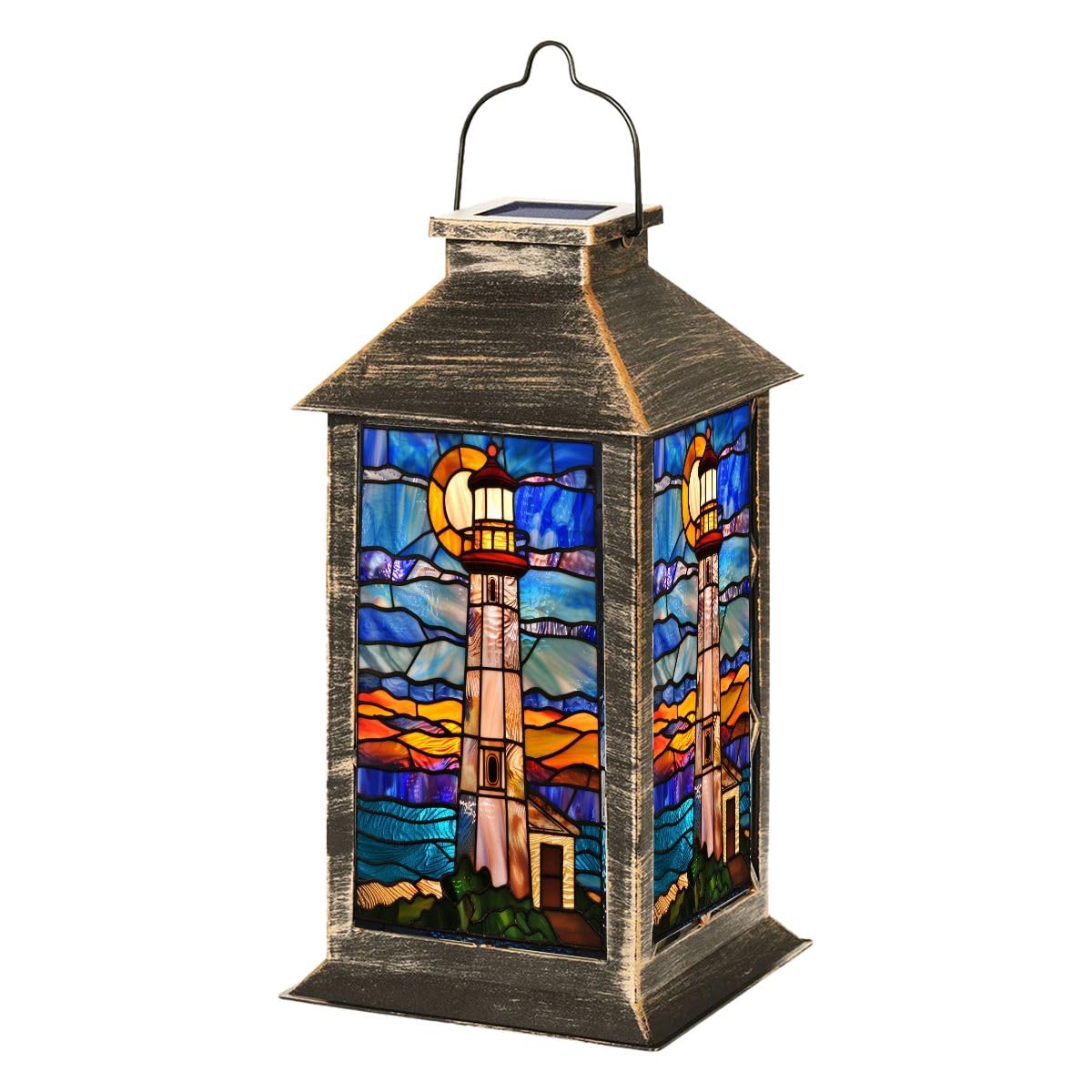 Solar Powered Waterproof Hanging Lantern 1 Pack E928