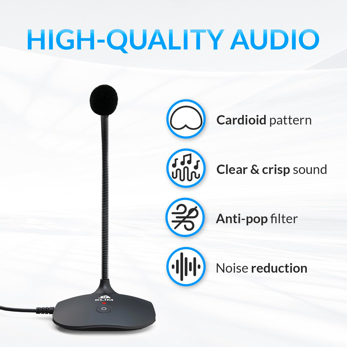 USB Desk Microphone with Stand K428