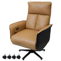 Executive Office Chair with Footrest, PU Leather, 300LBS Capacity T579234