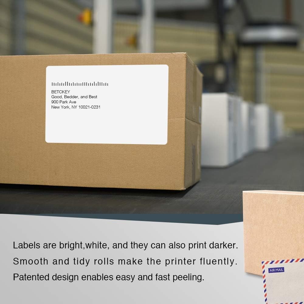 4" x 6" Large Shipping Labels W653