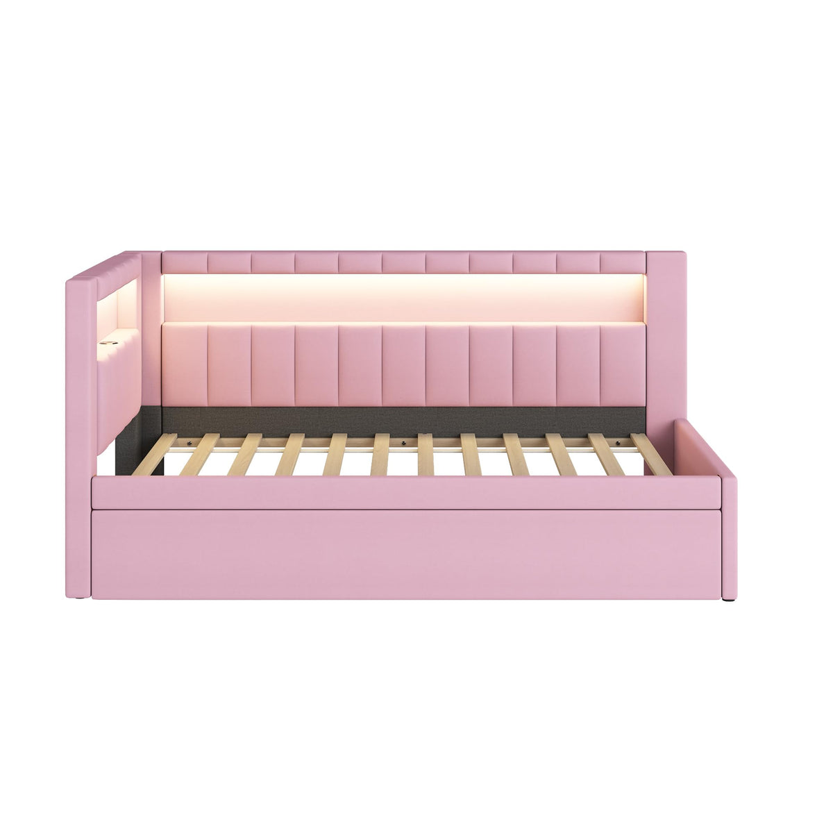 Pink Twin Size Daybed with Trundle B874989