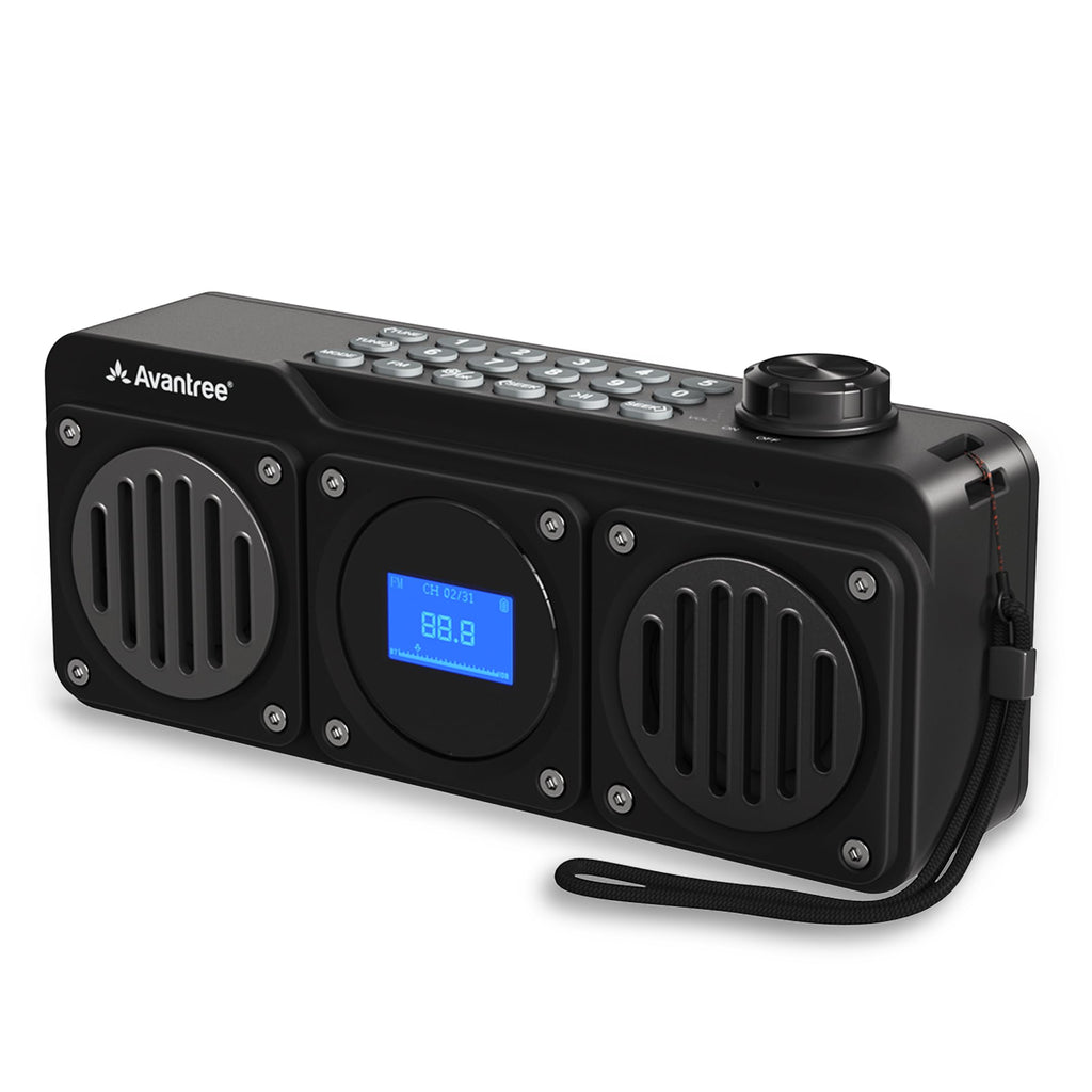 Portable FM Radio & Bluetooth Speaker K13417