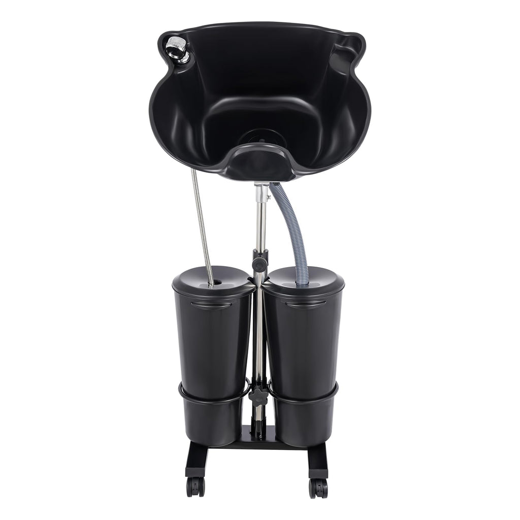 Portable Shampoo Bowl with Electric Pump, Height Adjustable Hair Washing Station R51465
