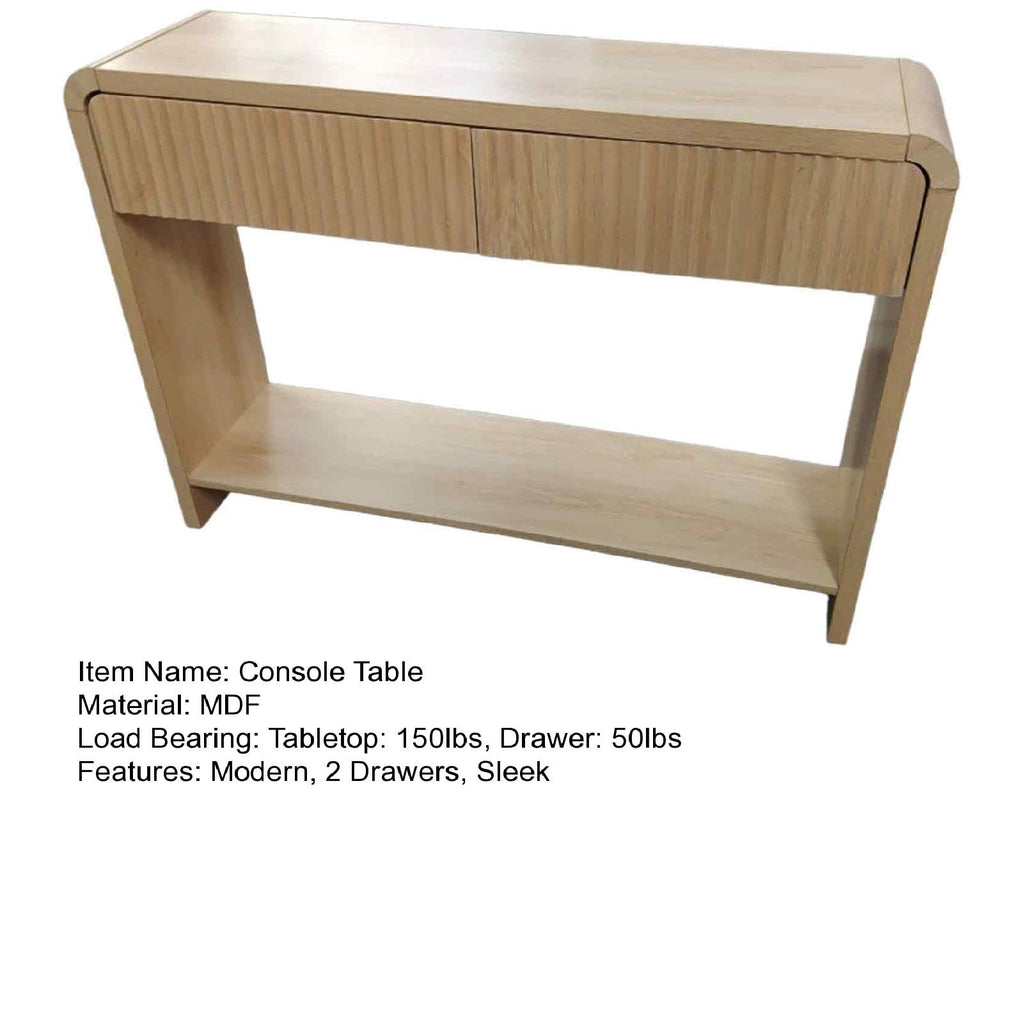 Slim Console Table with Drawers S44011