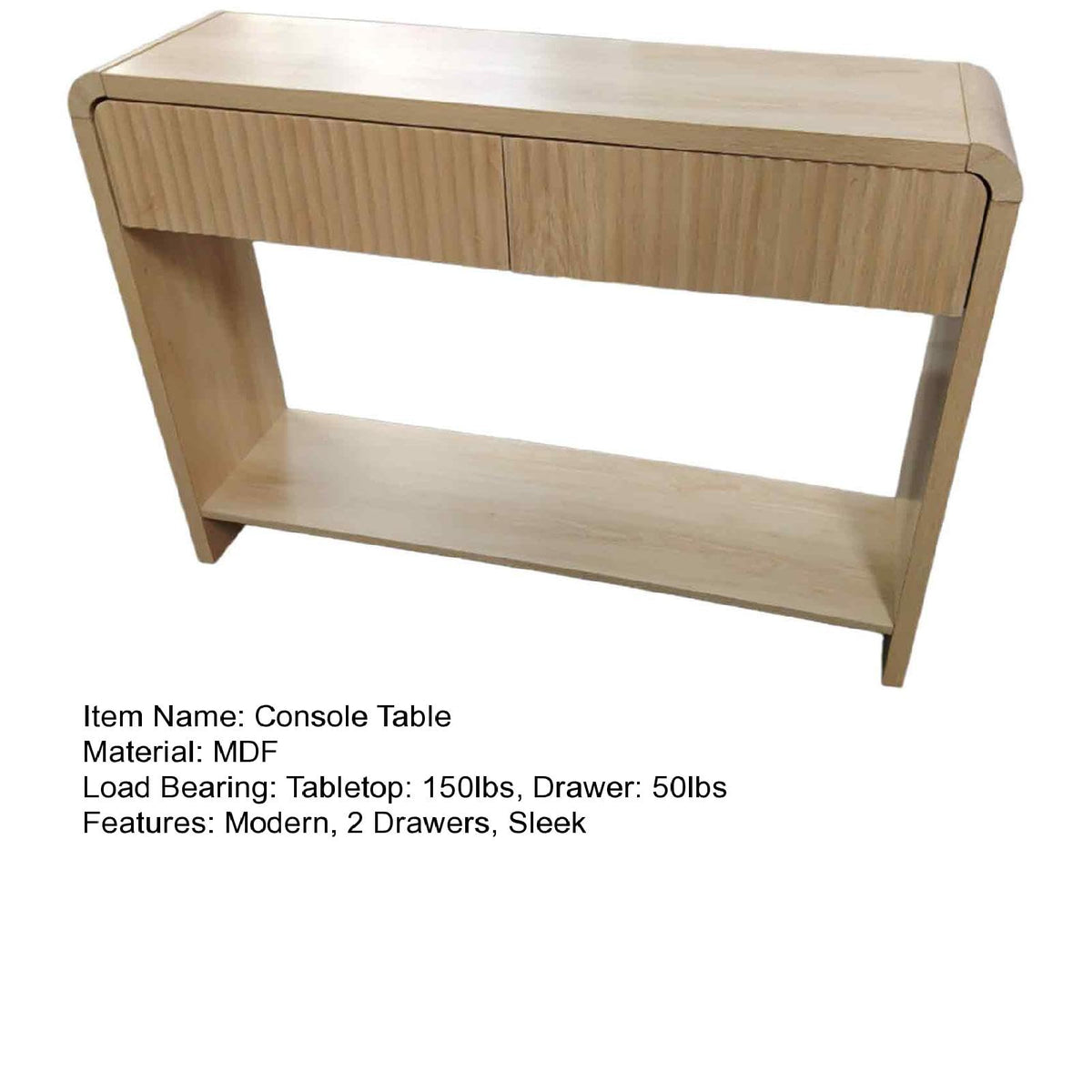 Slim Console Table with Drawers S44011