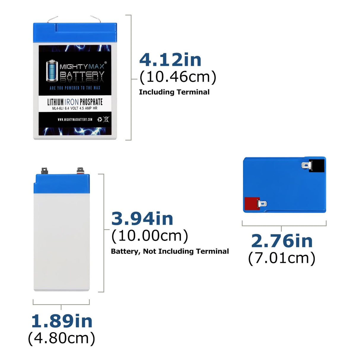 6V 4.5AH Lithium Replacement Battery Z933737