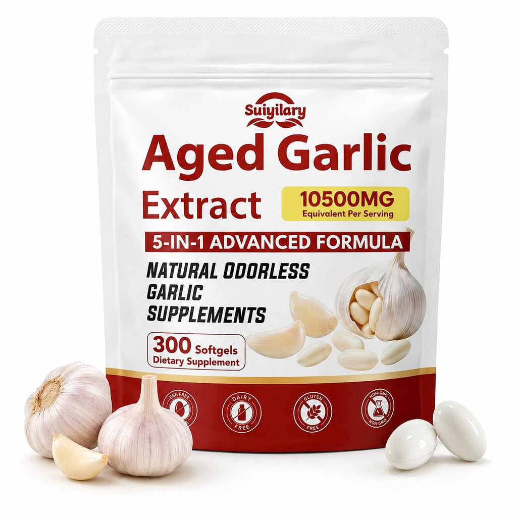 Aged Garlic Extract Supplements, 300 Softgels T29651