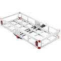49.4x22.4x7.1 in 500lb Aluminum Hitch Mount Cargo Carrier V51788