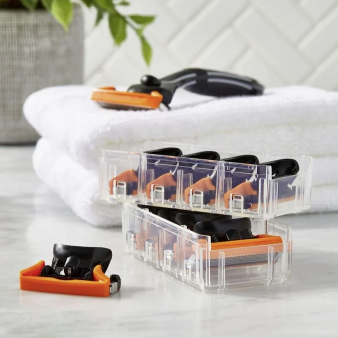 5 Blade Razor Cartridge Refills with Trimmer, 24 Count 2 Pack Y554622