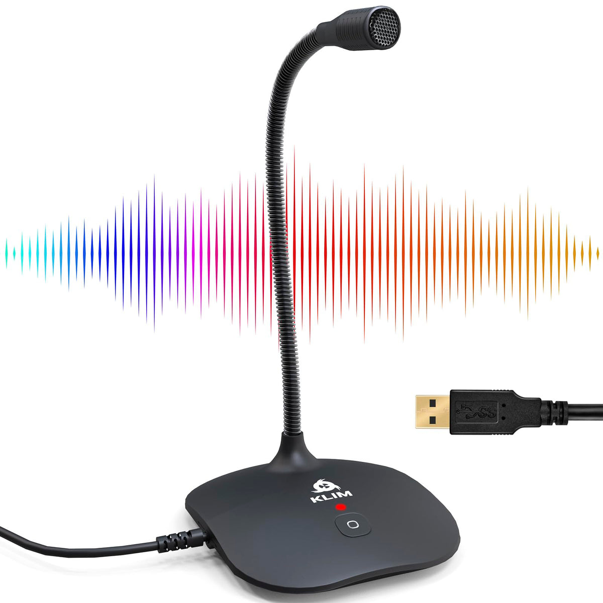 USB Desk Microphone with Stand K428