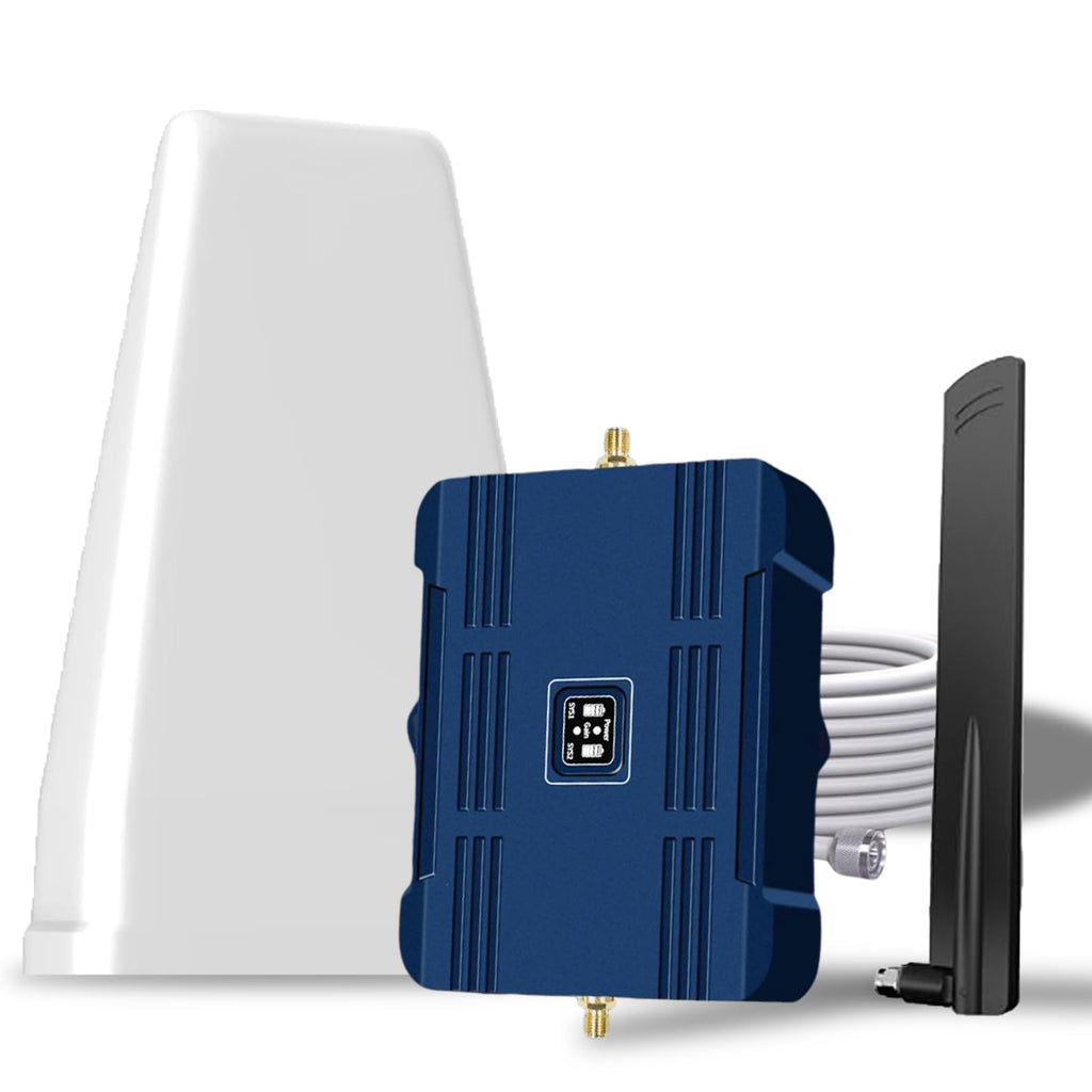 Cell Phone Booster 5G 4G LTE 3000Sq Ft Blue M33362