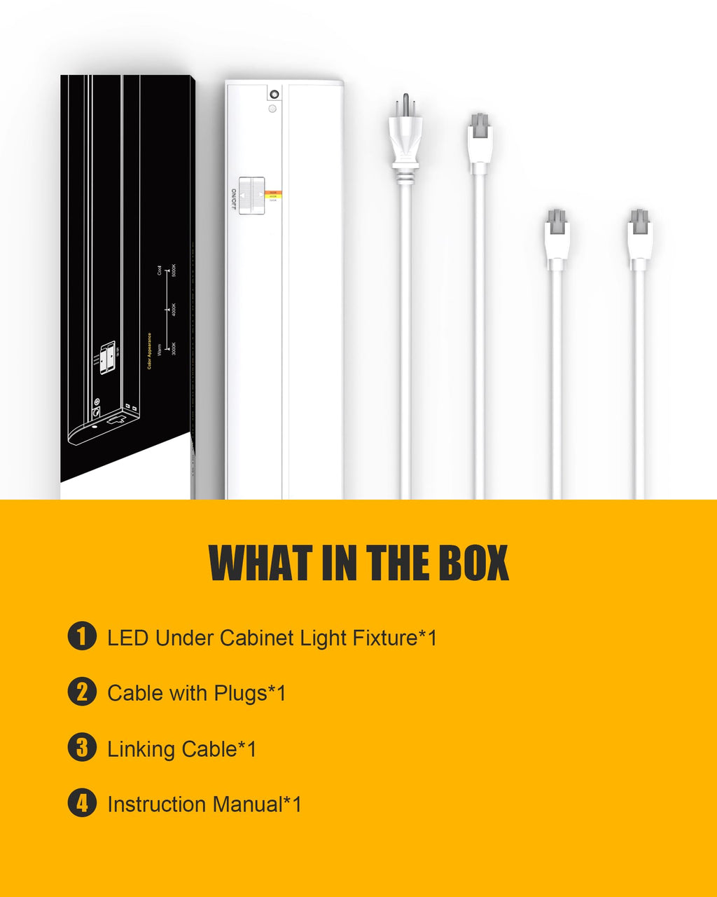Under Cabinet Lighting with Power Cord P251