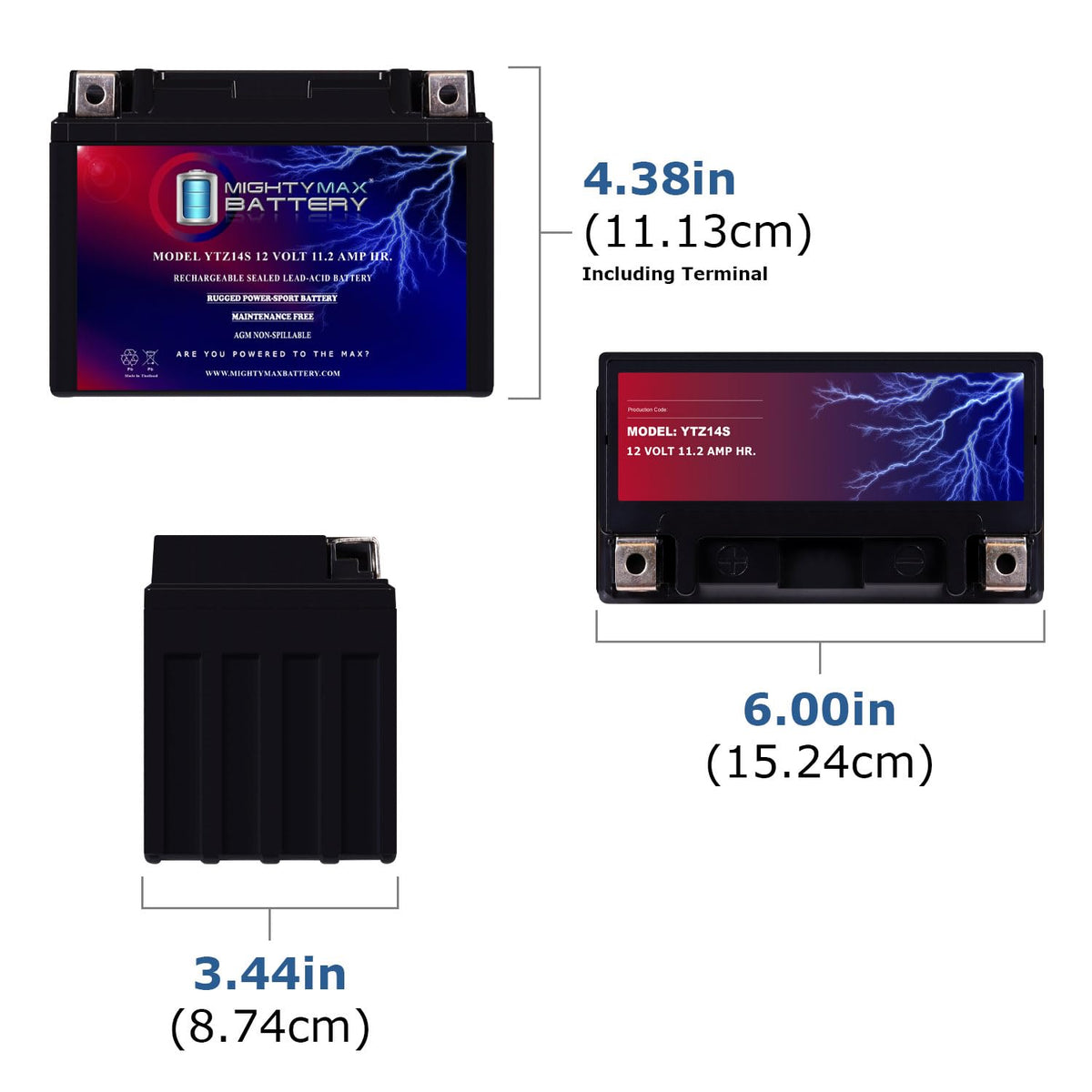 YTZ14S Battery O581555