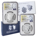 Set of 2 American Silver Morgan and Peace Dollar R684