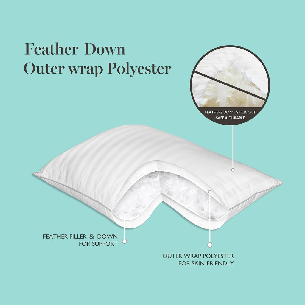 King Size Set of 2 Bed Pillows Z859