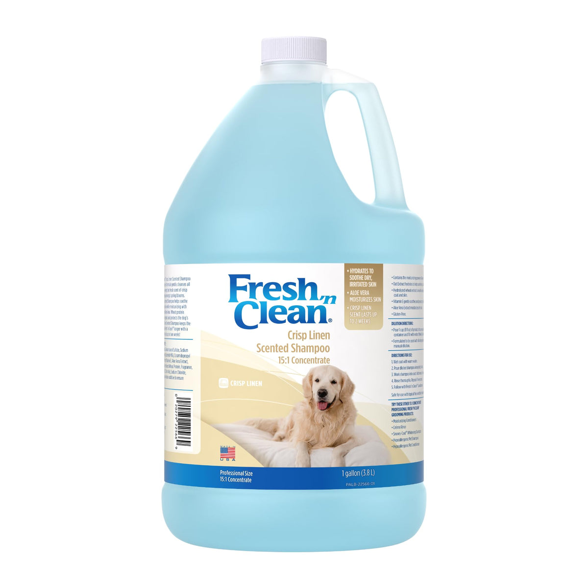 Linen Scented Shampoo 1 Gallon with Vitamin E & Aloe Vera A631