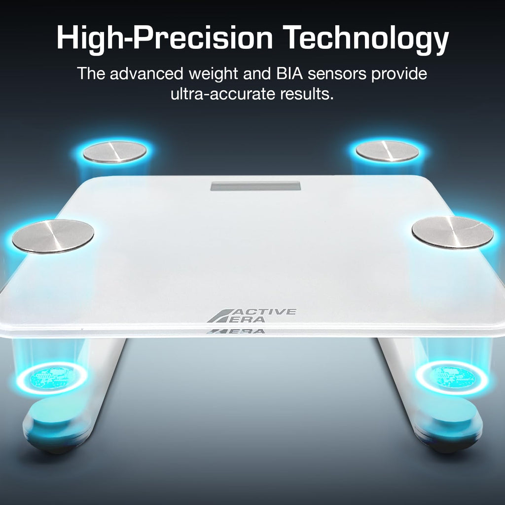White Digital Bathroom Bluetooth Scale S359788