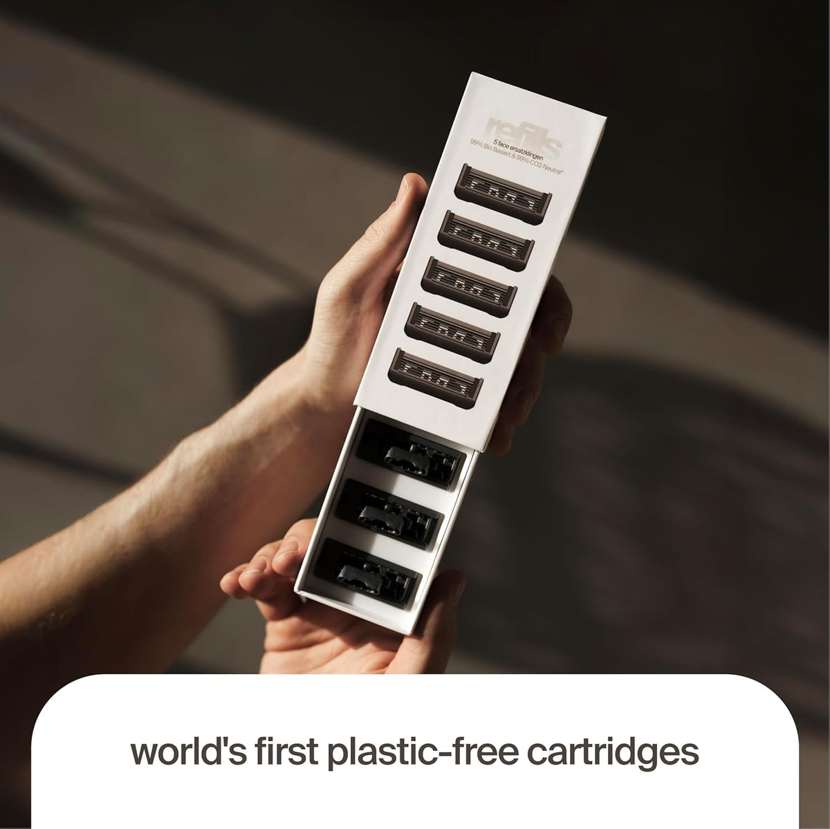 5 Plastic-Free Cartridges, 5 Blades C508141
