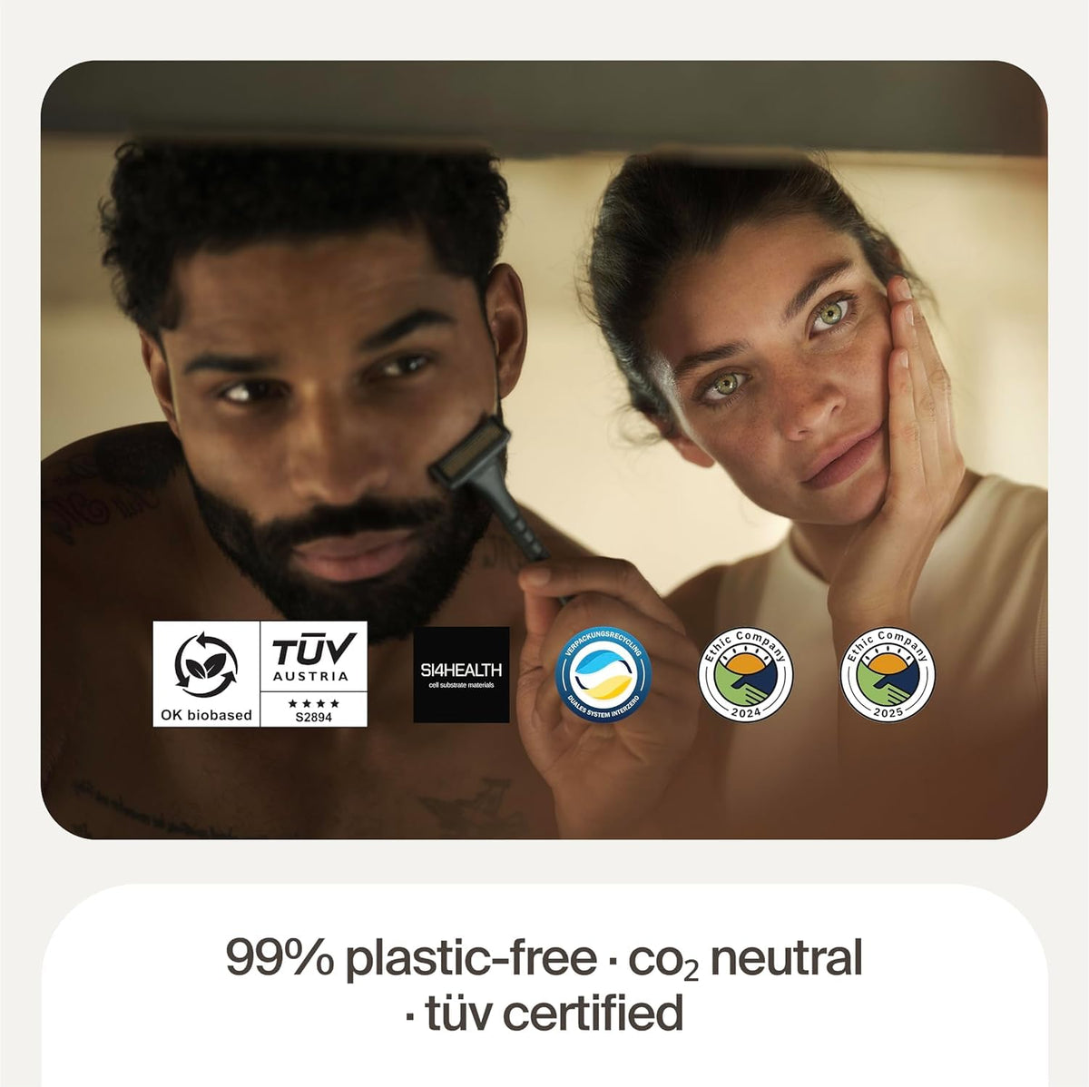 5 Plastic-Free Cartridges, 5 Blades C508141