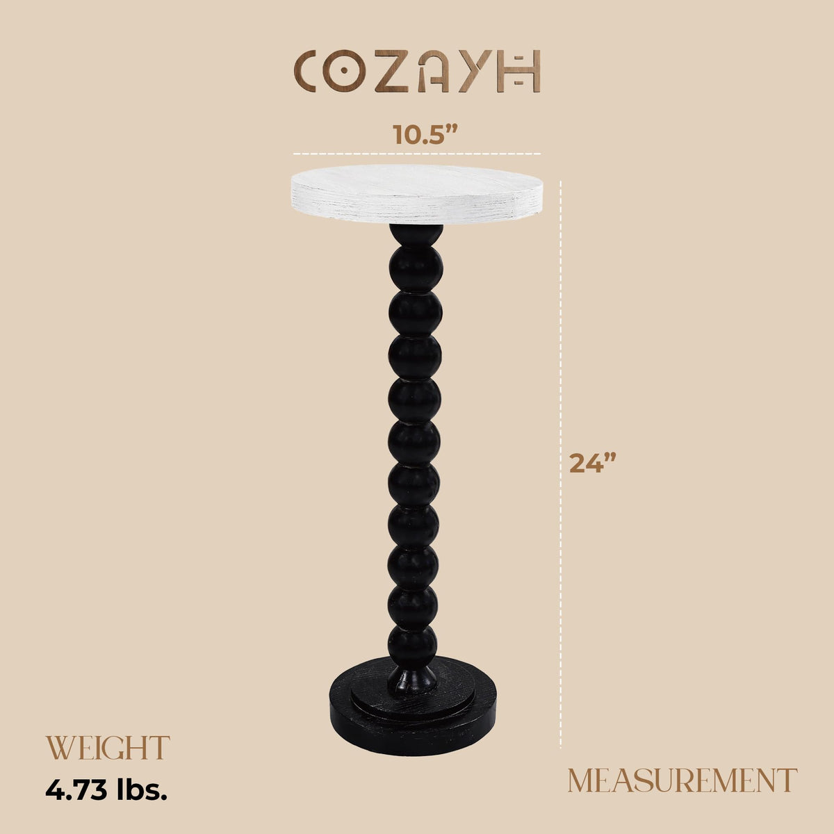 Small Pedestal End Table H81196