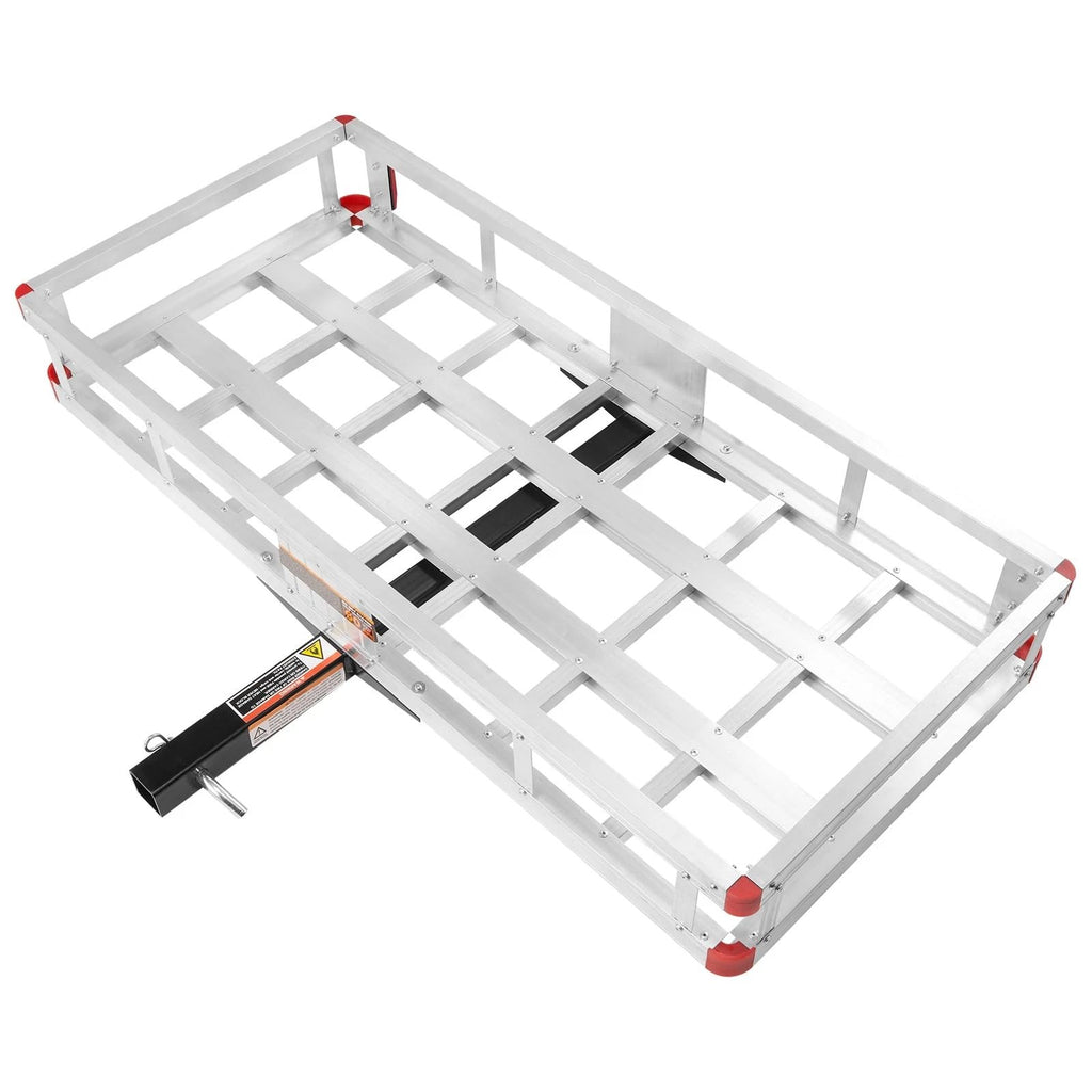 49.4x22.4x7.1 in 500lb Aluminum Hitch Mount Cargo Carrier V51788