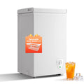 White 2.2 Cu Ft Chest Freezer with Storage Baskets C59023