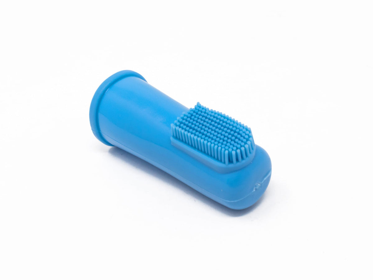 Finger Toothbrush for Pet Set of 2 Blue Q129114