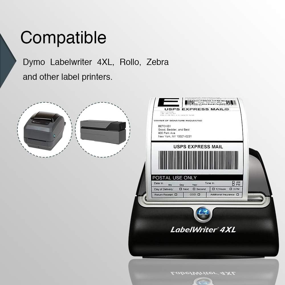 4" x 6" Large Shipping Labels W653
