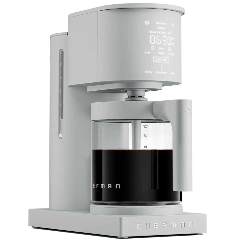 Programmable Drip Coffee Maker, 14-Cup Glass Carafe F205055