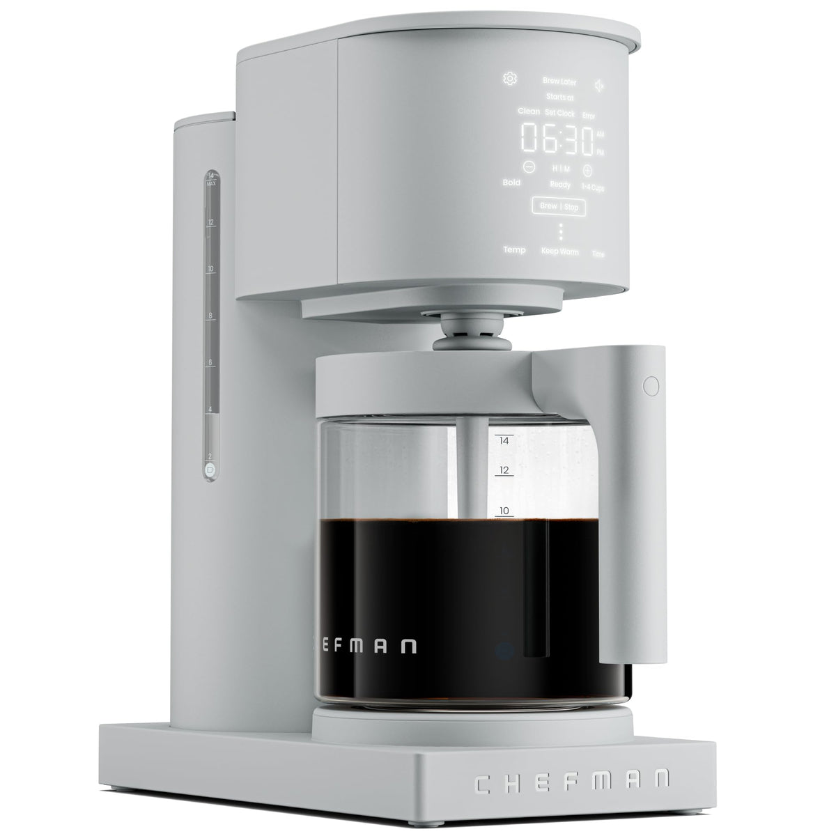 Programmable Drip Coffee Maker, 14-Cup Glass Carafe F205055