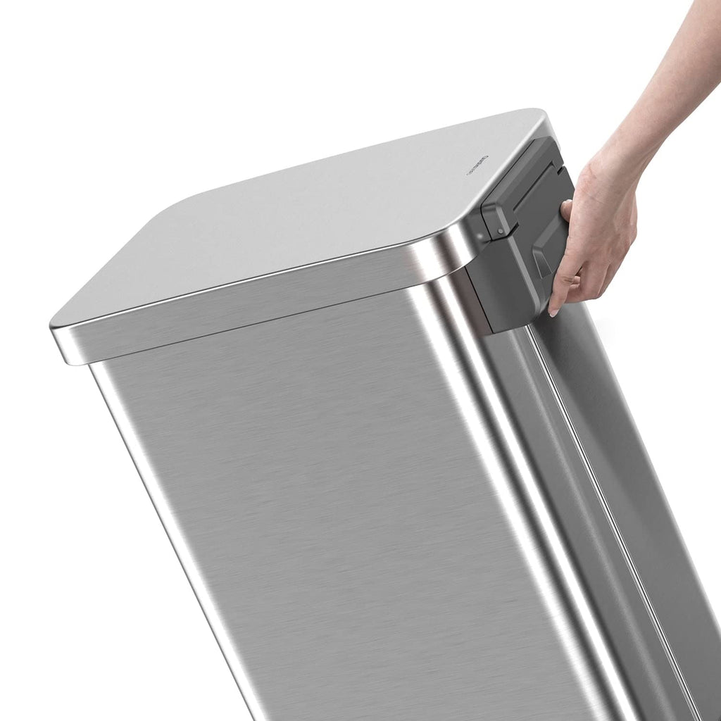 13.2 Gallon Stainless Steel Step On Trash Can J64562